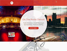 Tablet Screenshot of ontherocksdetroit.com